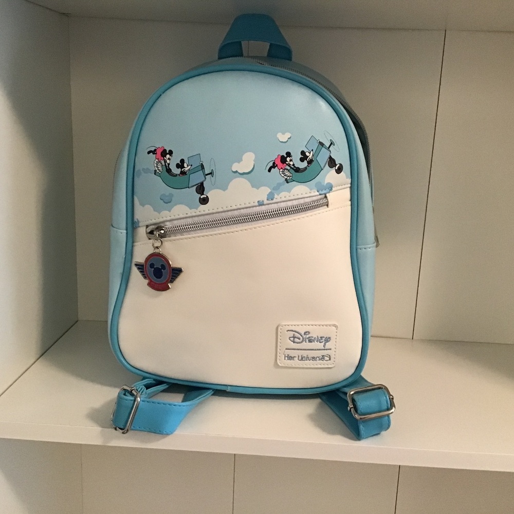 Disney Her Universe Mickey Airplane Mini Backpack
